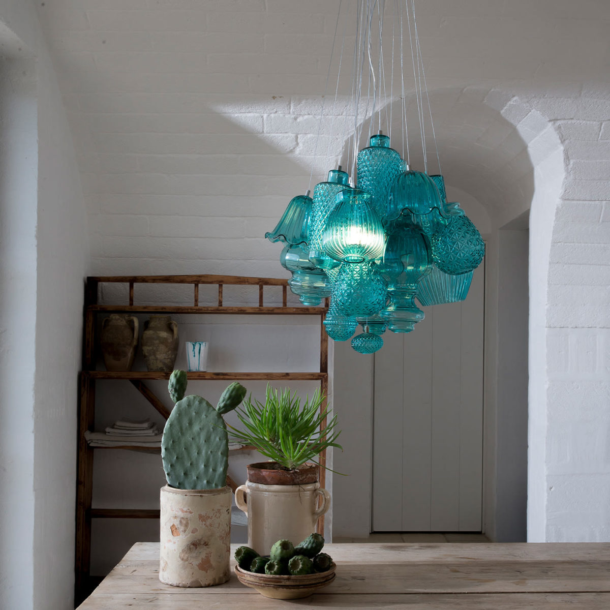 Ceraunavolta 17-Piece Pendant Lamp by Karman