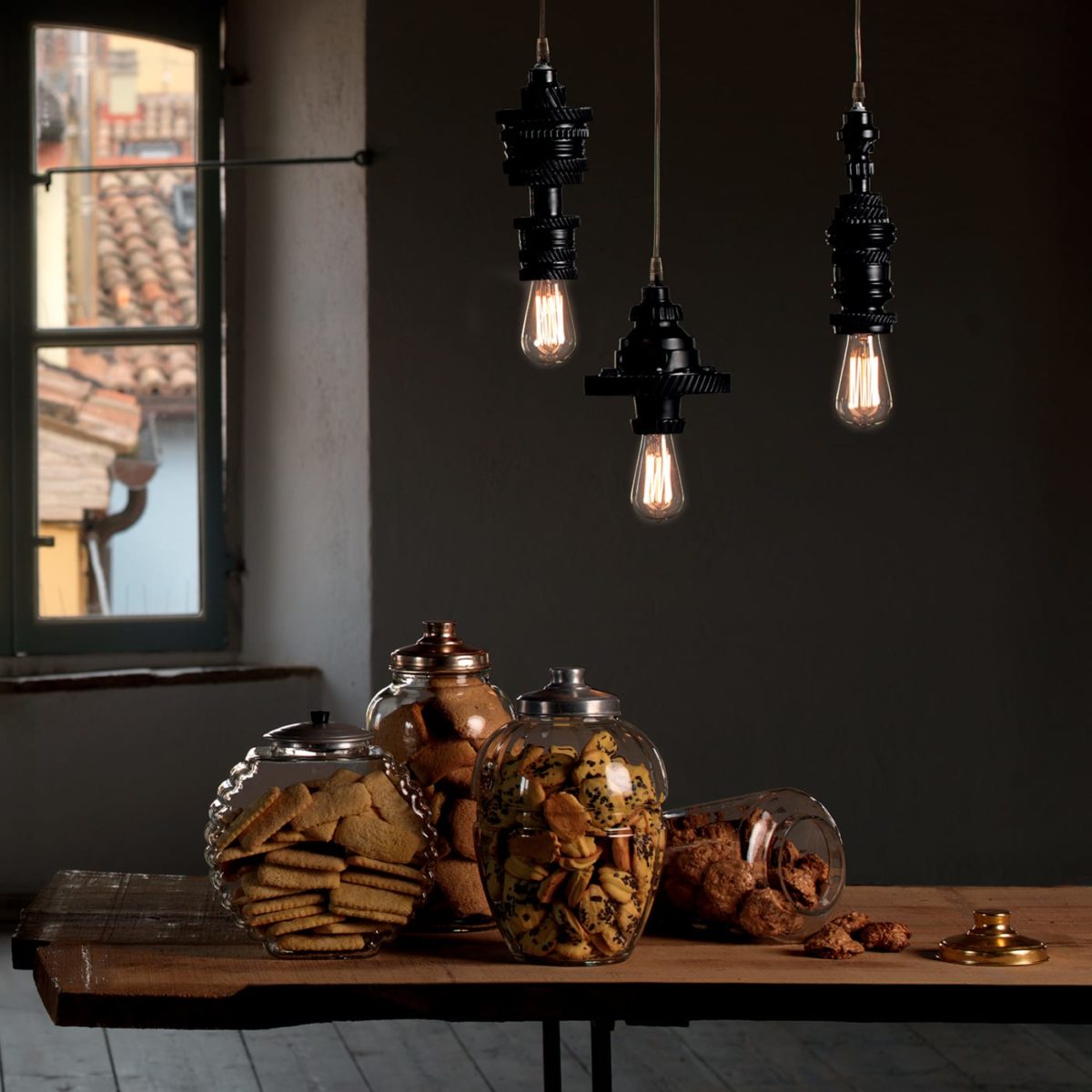 Mek M Black Pendant Lamp by Karman