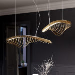 Whale Metal Hanging Light by MM Lampadari