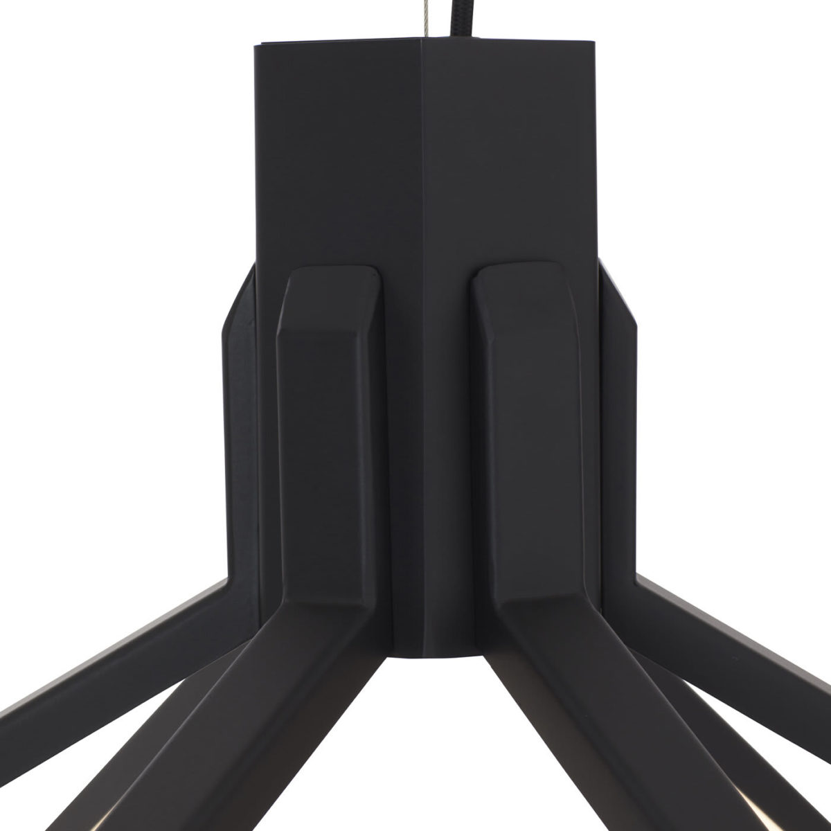 Aster Extralarge Black Pendant Lamp by MM Lampadari