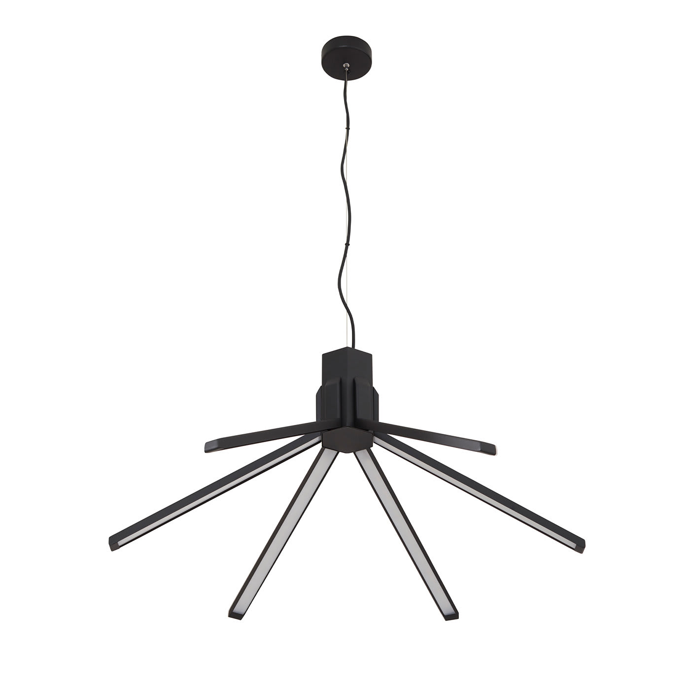 Aster Extralarge Black Pendant Lamp by MM Lampadari