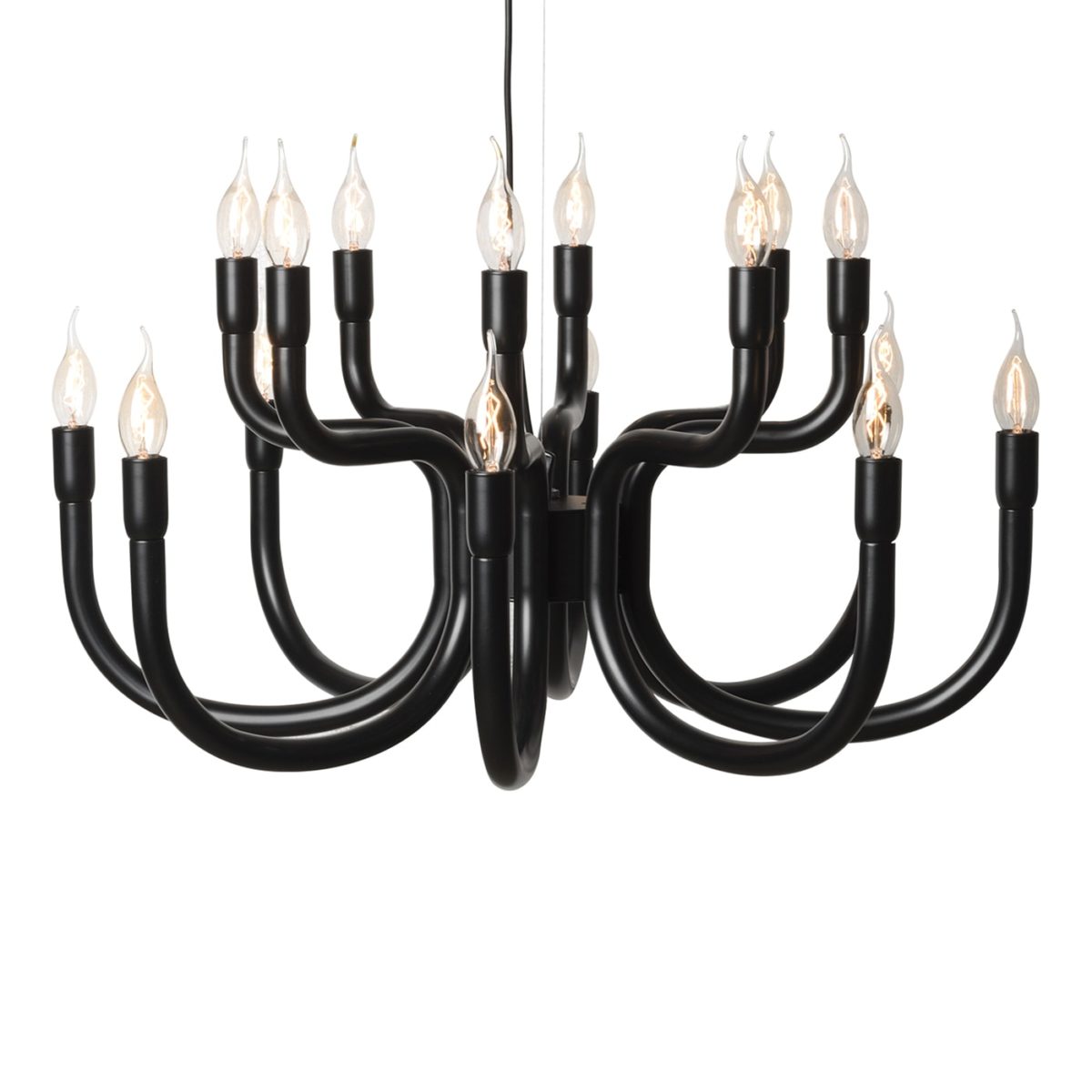 Snoob Small Black Chandelier by Karman