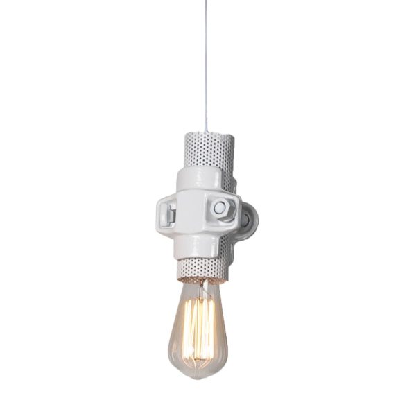 Nando S White Pendant Lamp by Karman