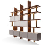 Duo Medium Shelving by Carpanese Home