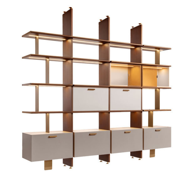 Duo Medium Shelving by Carpanese Home