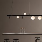 Stant 6-Light Large Circular Black Chandelier by Karman