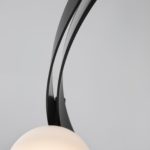 Stant 4-Light Large Circular Black Chandelier by Karman