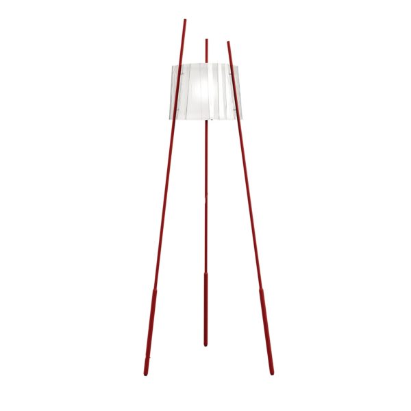 Tyla Red Floor Lamp by KDLN