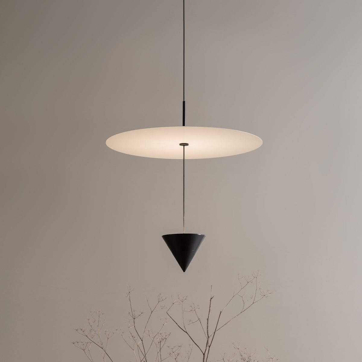 Stralunata Small Pendant Lamp by Karman