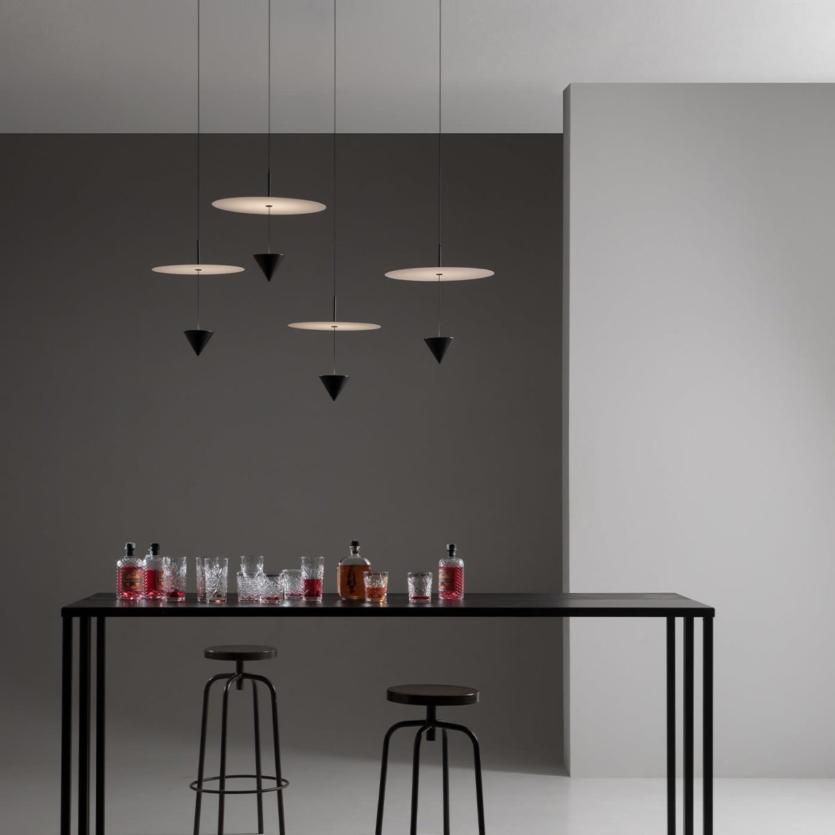 Stralunata Small Pendant Lamp by Karman