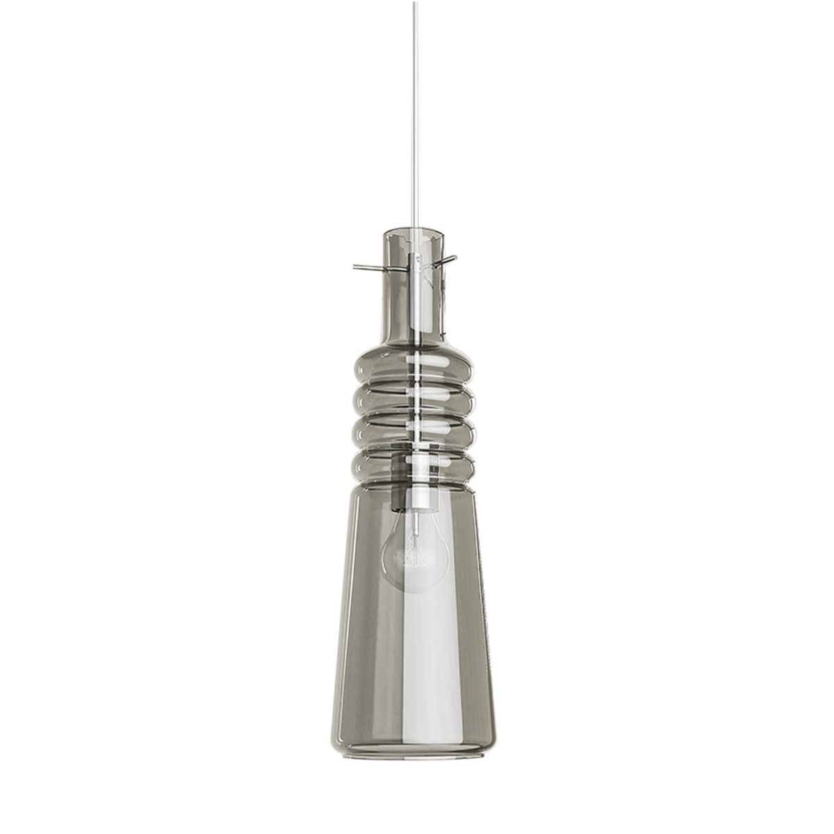 Roll-Up Gray  Pendant Lamp by MM Lampadari