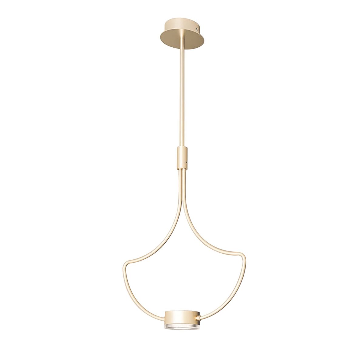 1920 Gold en Pendant Lamp by MM Lampadari