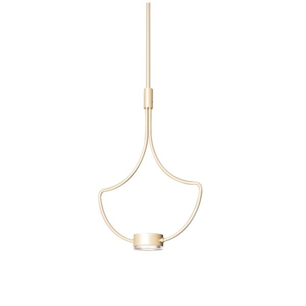 1920 Gold en Pendant Lamp by MM Lampadari