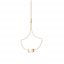 1920 Gold en Pendant Lamp by MM Lampadari