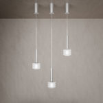 Motto Tube Gray  Pendant Lamp by MM Lampadari