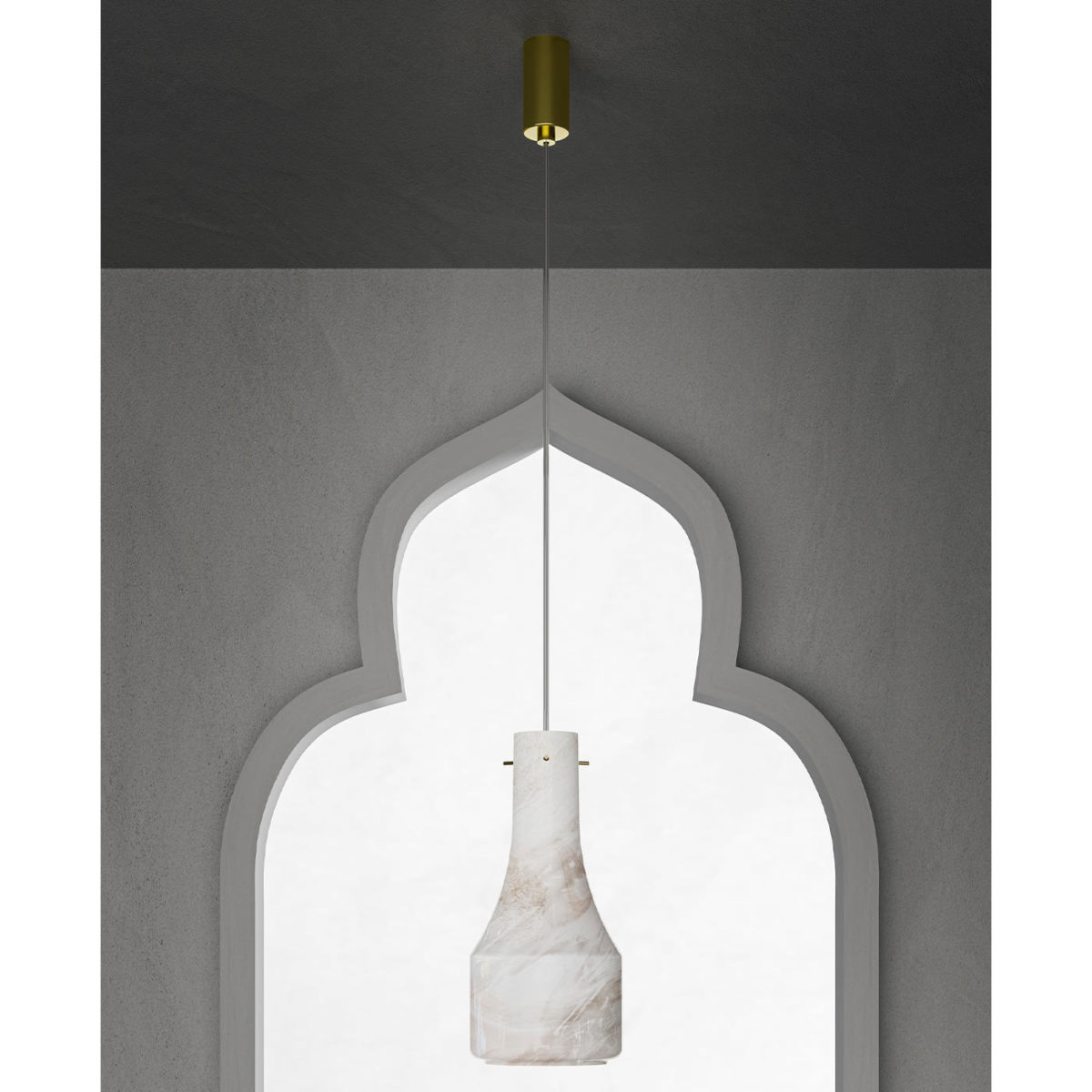 Porto Marbled Pendant Lamp by MM Lampadari