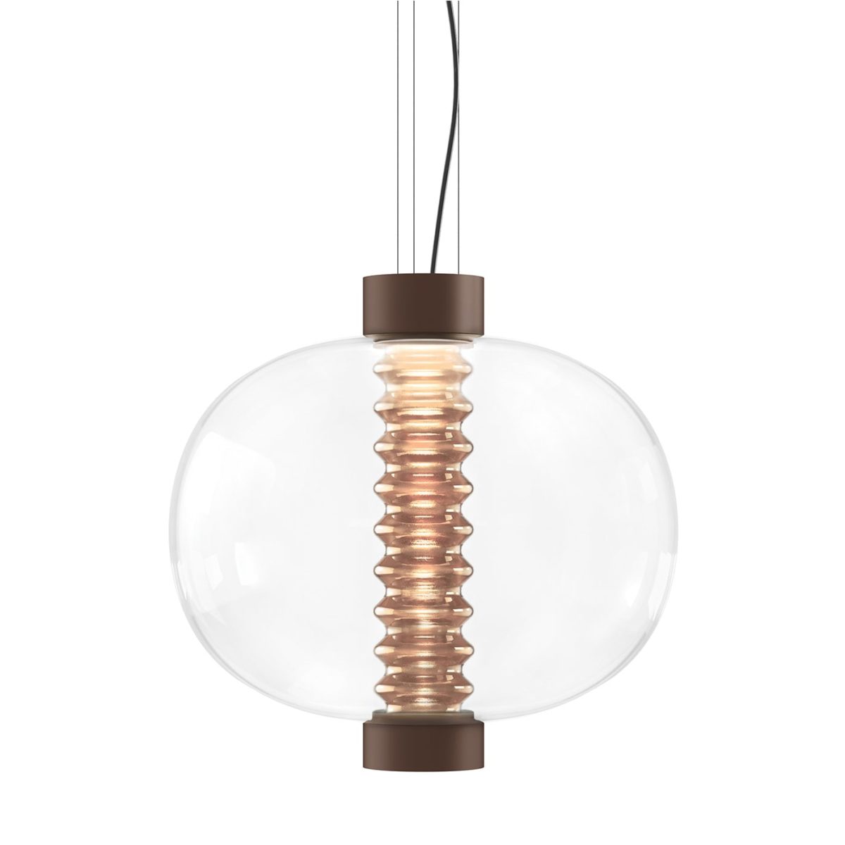 Bohla Smokey Brown Suspension Lamp by KDLN