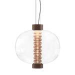 Bohla Smokey Brown Suspension Lamp by KDLN