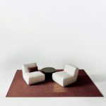 Stone 746 Dark Coffee Table by Ferri 1956