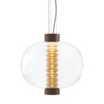 Bohla Amber Suspension Lamp by KDLN