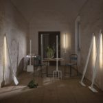 Tobia Rake Floor Lamp by Karman