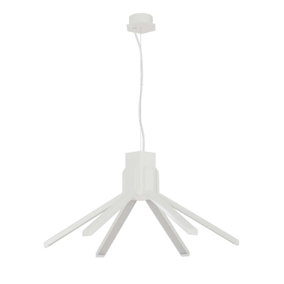 Aster Large White Pendant Lamp by MM Lampadari