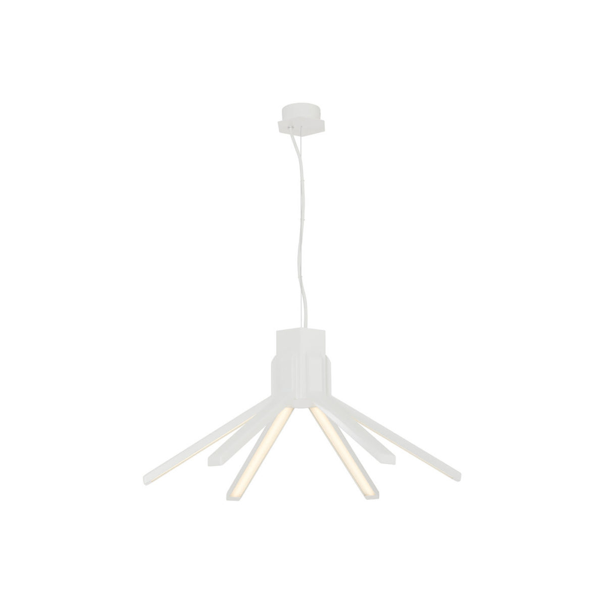 Aster Large White Pendant Lamp by MM Lampadari