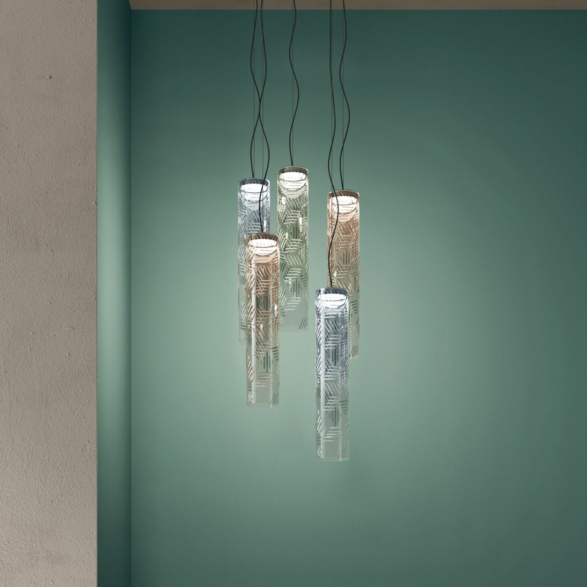 Jer 1 Brown Suspension Lamp by KDLN