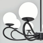 Black Papillon 7207/8 Ceiling Light wall lamp by MM Lampadari