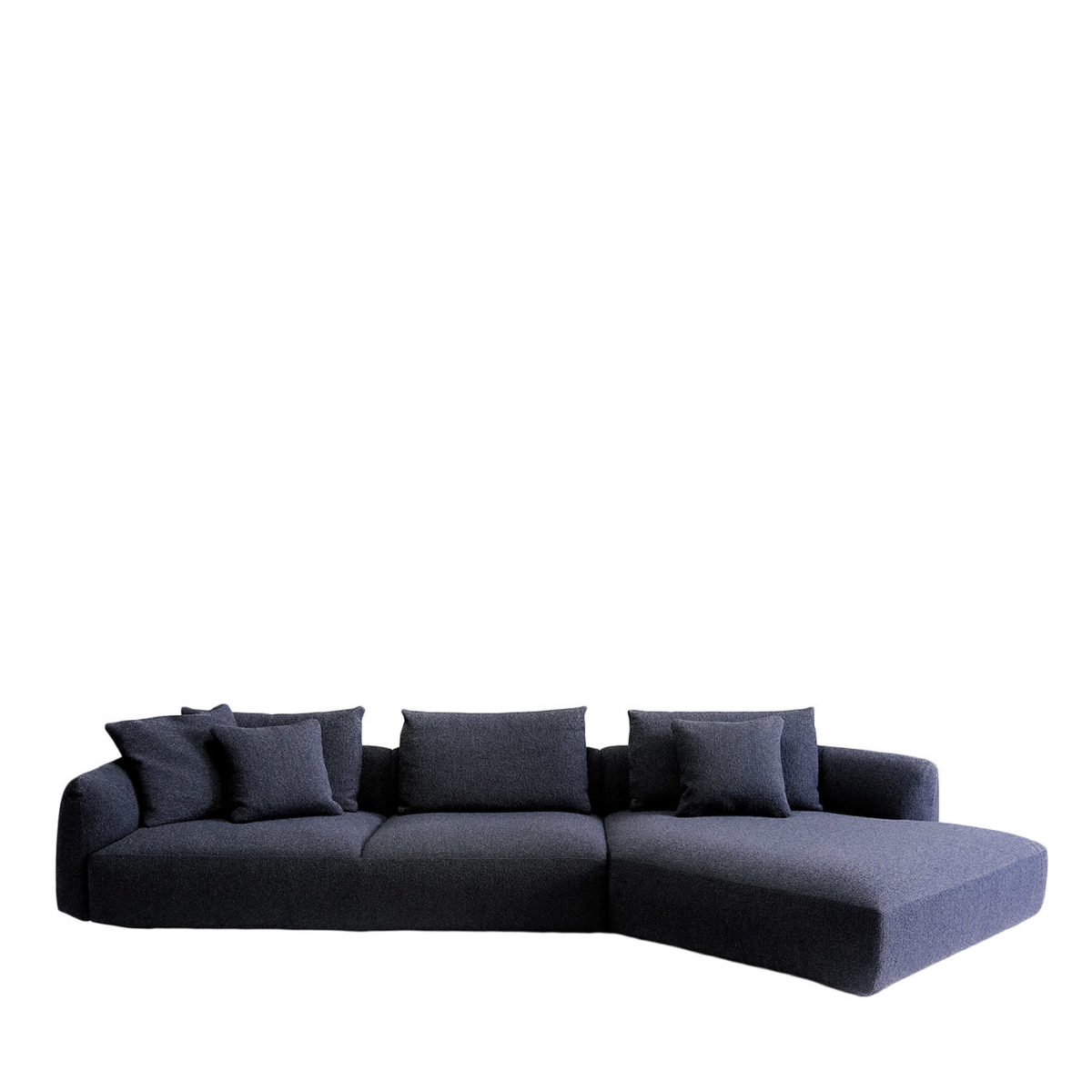 Naxos Angular Modular Blue Sofa by Ferri 1956