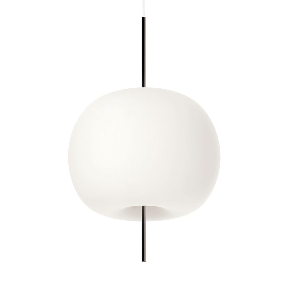 Kushi XL Black Suspension Lamp by KDLN