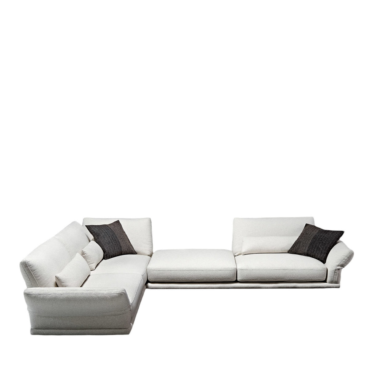 Beverly Modular Angular White Sofa by Ferri 1956