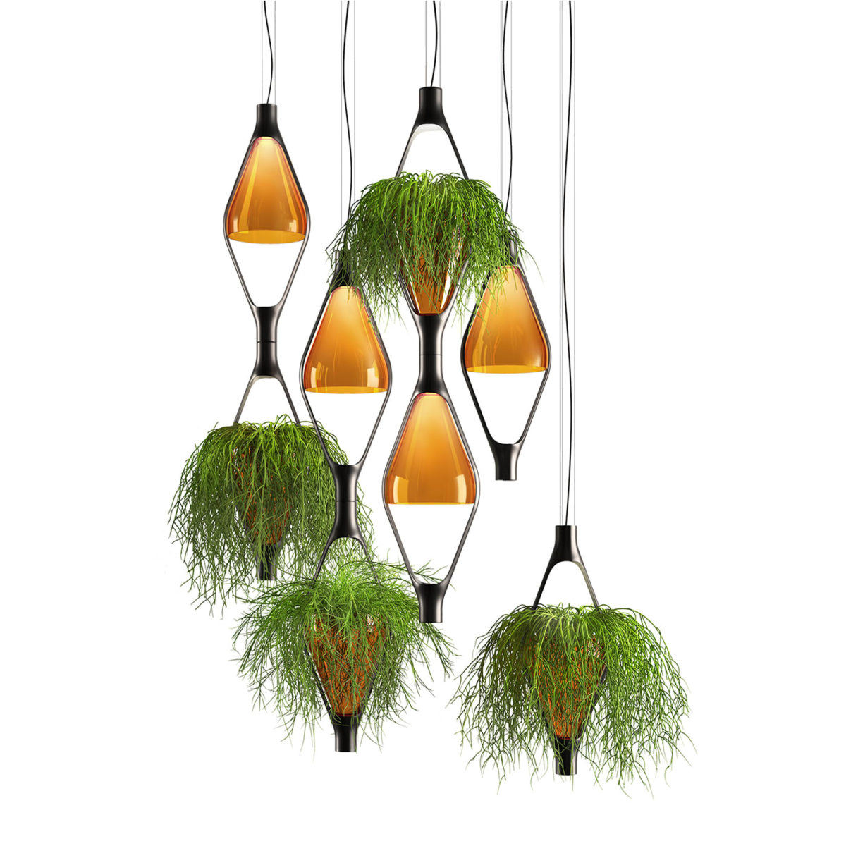 Viceversa Amber Suspension Lamp #2by KDLN