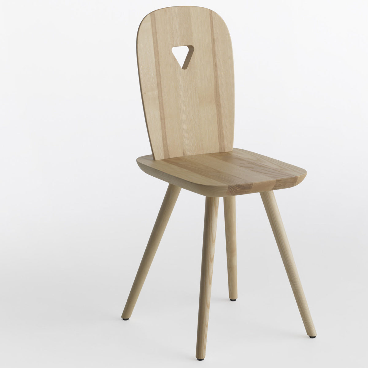 La-Dina Set of 2 Ash Wood Chairs by Casamania & Horm