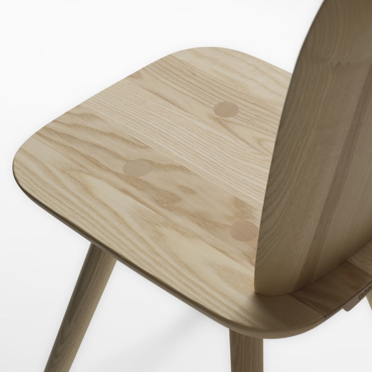 La-Dina Set of 2 Ash Wood Chairs by Casamania & Horm