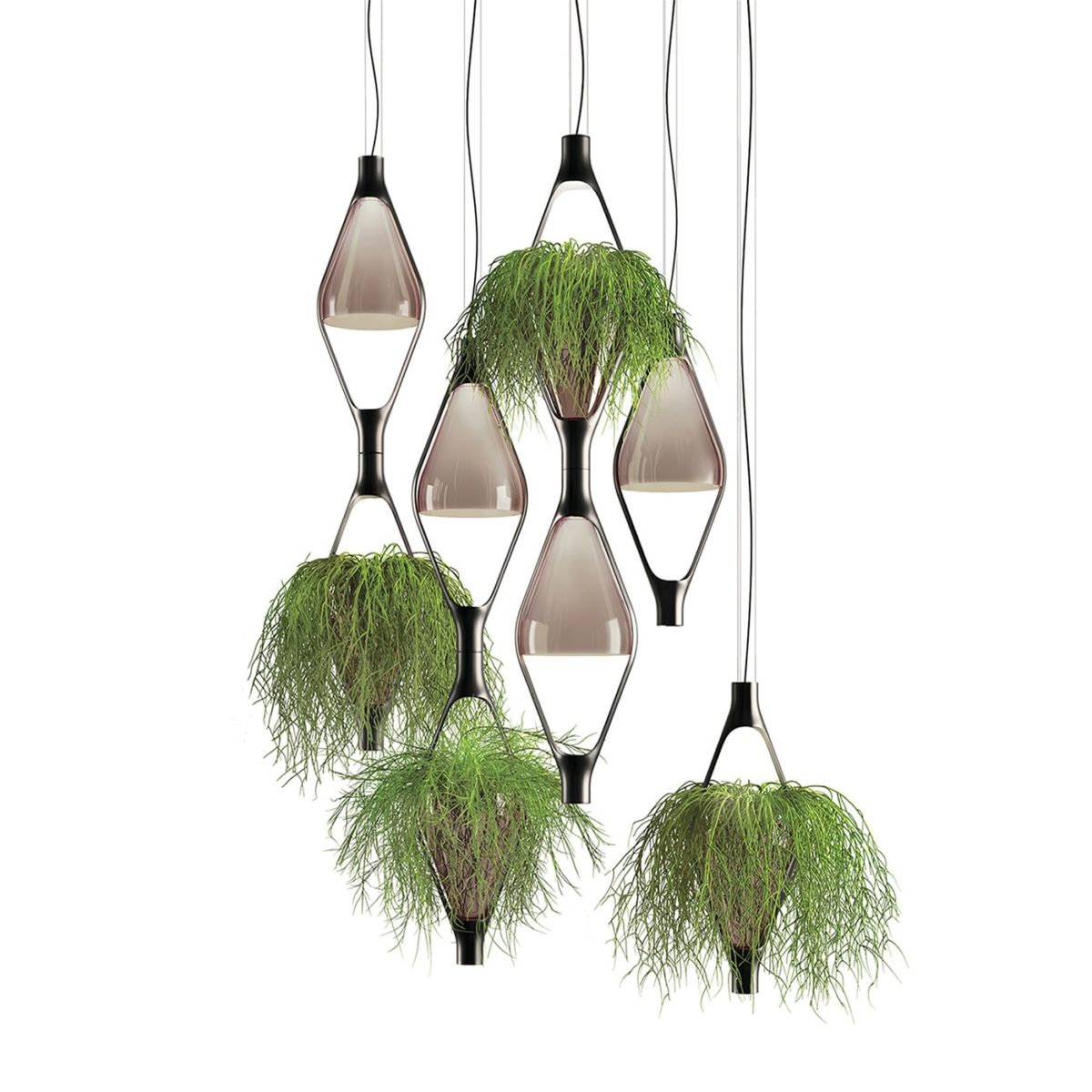 Viceversa Gray  Suspension Lamp #2 by KDLN