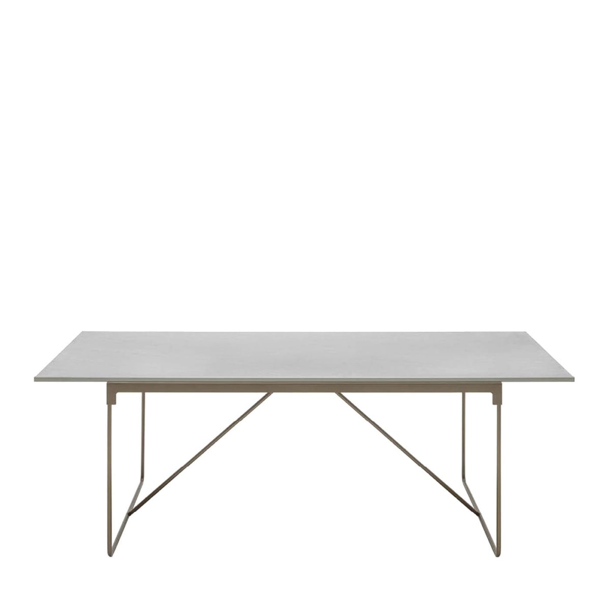 Mingx Rectangular Gray  & Bronze  Table by Driade