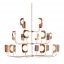 Leaf Large Chandelier by MM Lampadari
