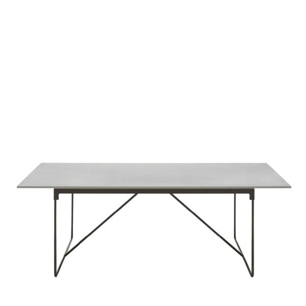 Mingx Rectangular Gray  & Black Table by Driade