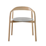 Autumn Chair with Natural Finish by SOVET Italia