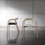 Autumn Chair with Natural Finish by SOVET Italia