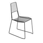 Alieno Set of 2 Black Chairs by Casamania & Horm