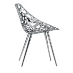 Miss Lacy Openwork Silvery Chair by Driade