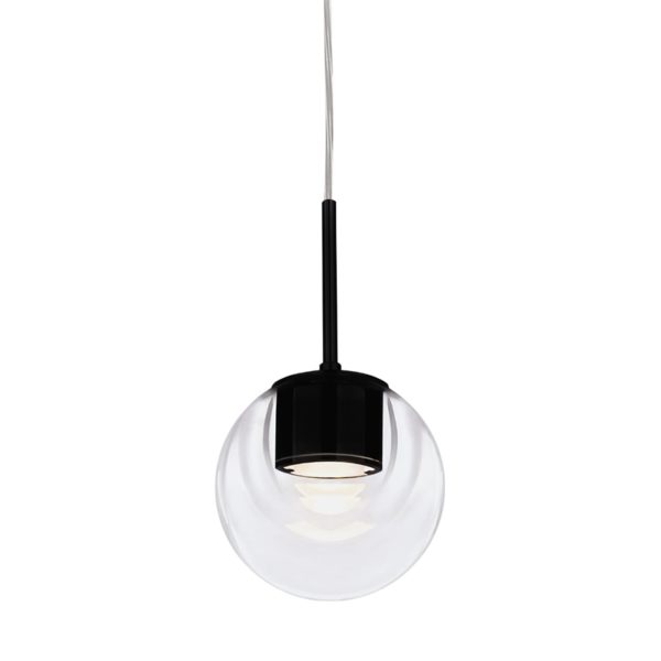 DEW Black Suspension Lamp by KDLN