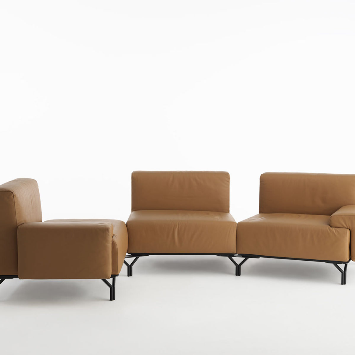 Summit Brown 3-Seater Sofa by Casamania & Horm