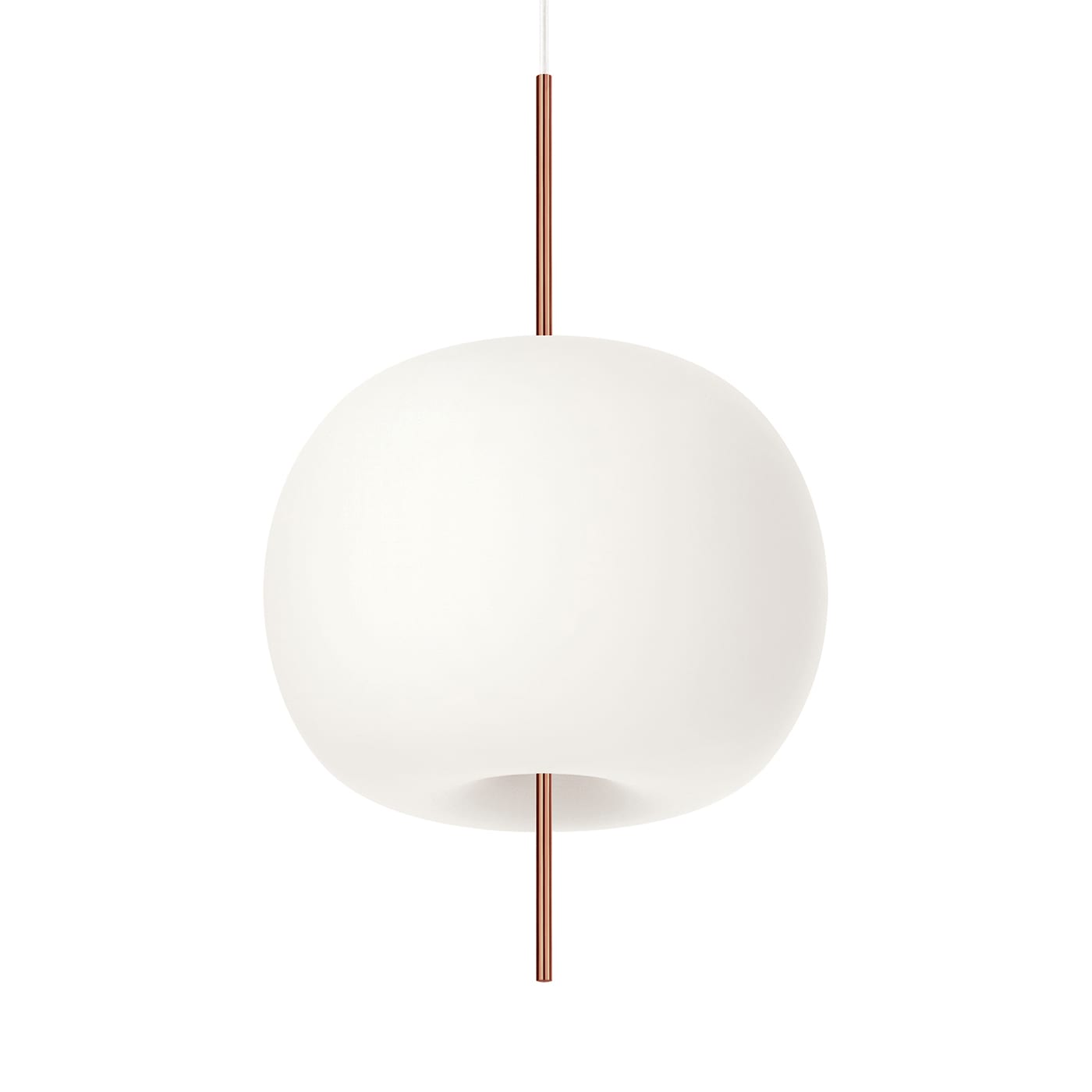 Kushi XL Copper Suspension Lamp by KDLN