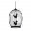 Twee T. Black Large Suspension Lamp by Casamania & Horm