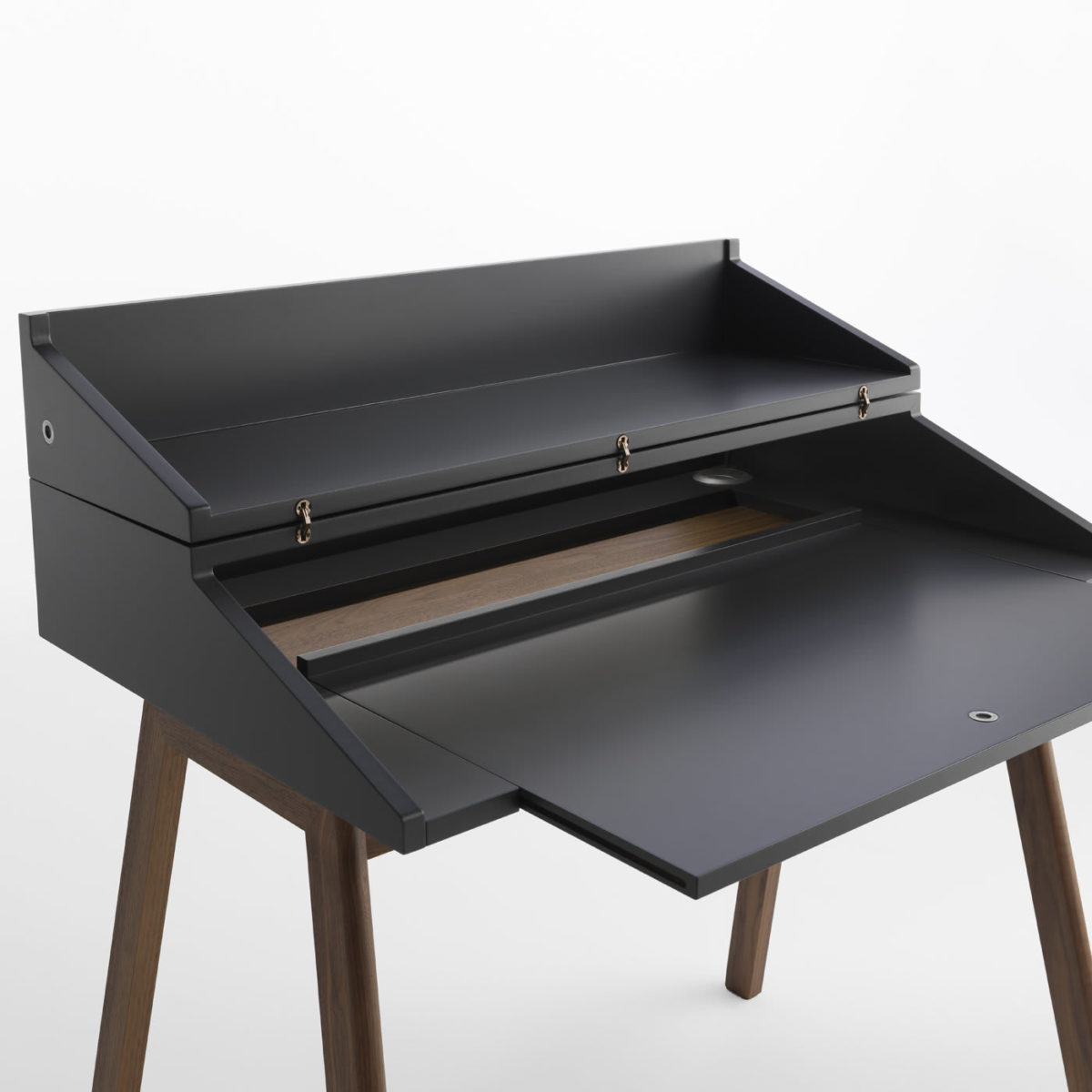 Bureau Black Writing Desk by Casamania & Horm