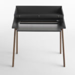 Bureau Black Writing Desk by Casamania & Horm