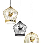 Twee T. Black Small Suspension Lamp by Casamania & Horm